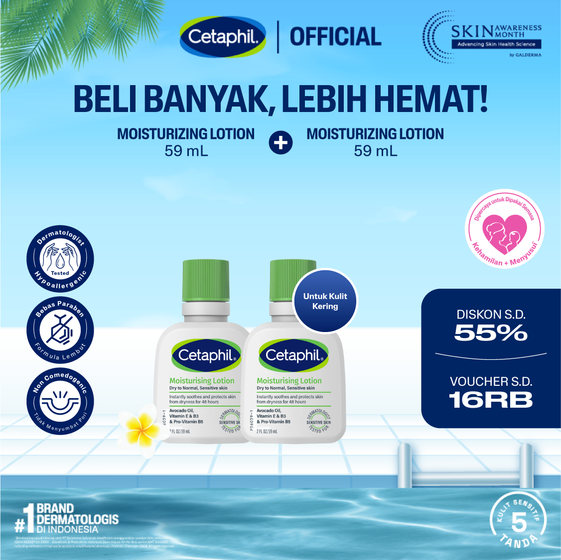 Harga Baru Turun: Cetaphil Moisturizing