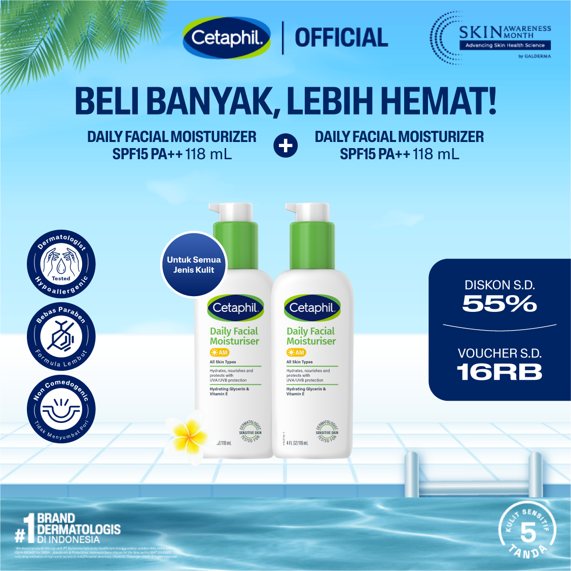 Harga Baru Turun: Cetaphil Daily Facial