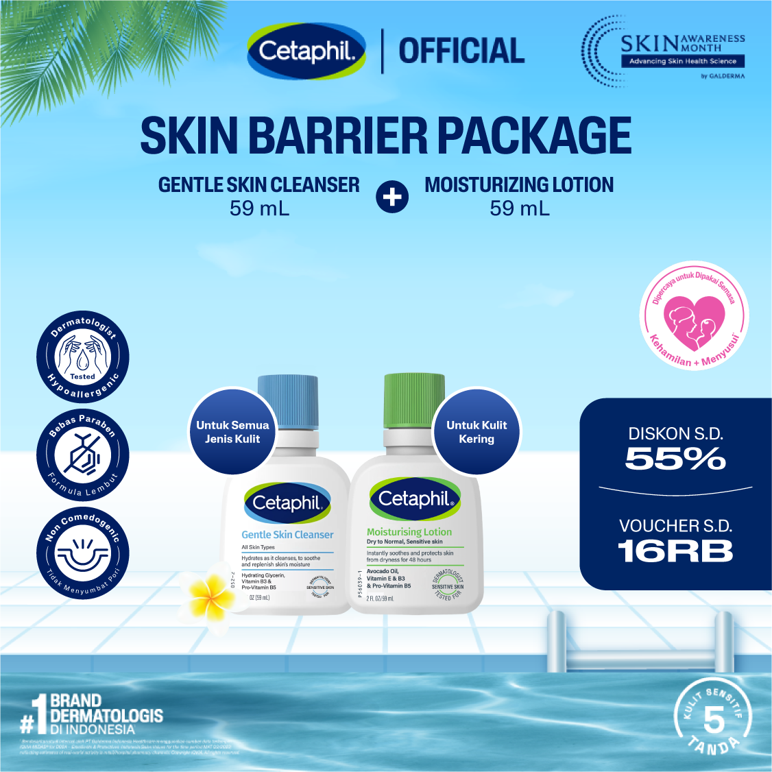 Harga Baru Turun: Cetaphil Moisturizer
