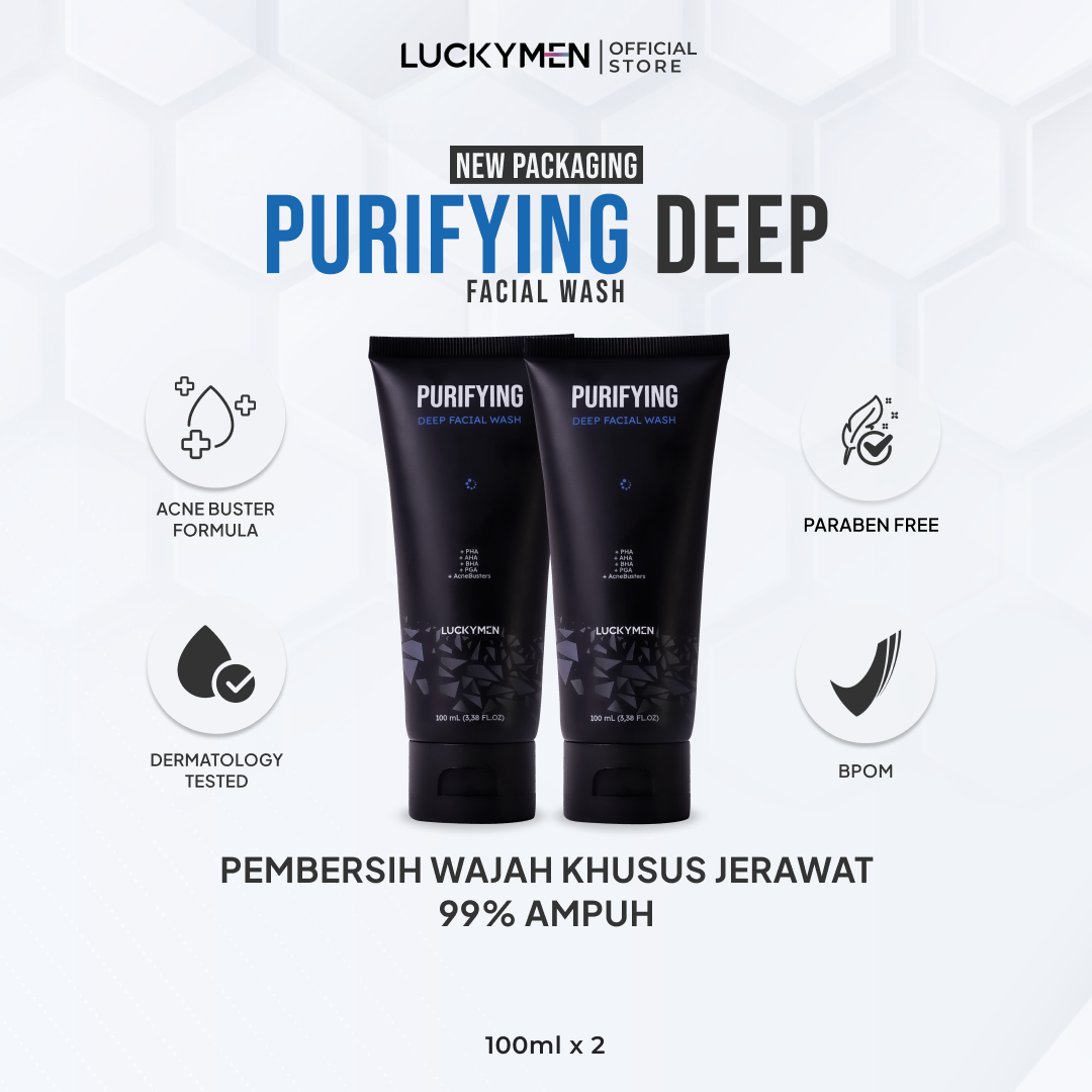 Turun 55%: 2PCS LUCKYMEN Purifying Deep