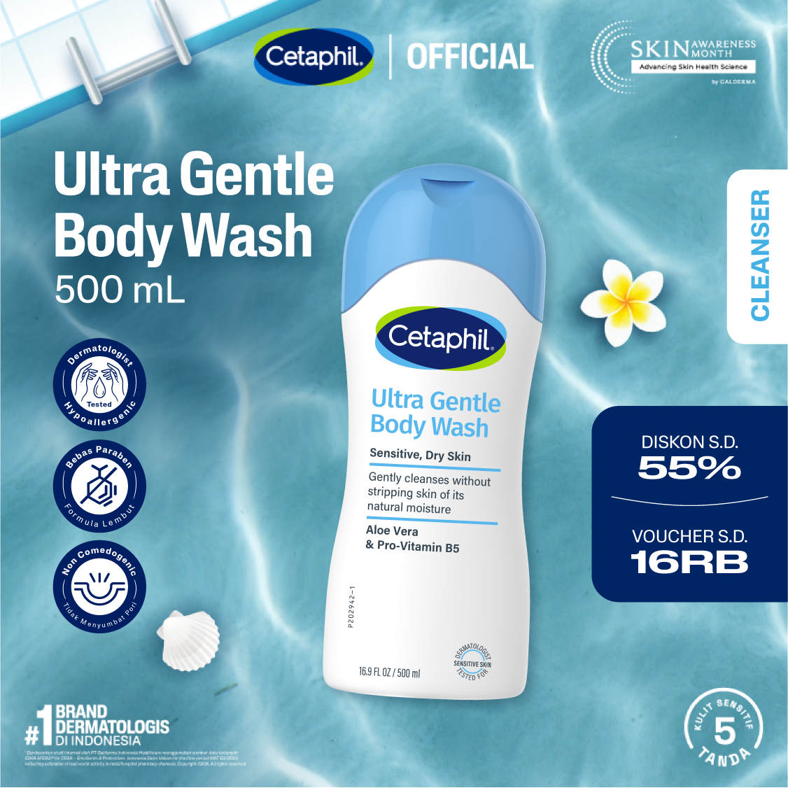 Harga Baru Turun: Cetaphil Ultra Gentle