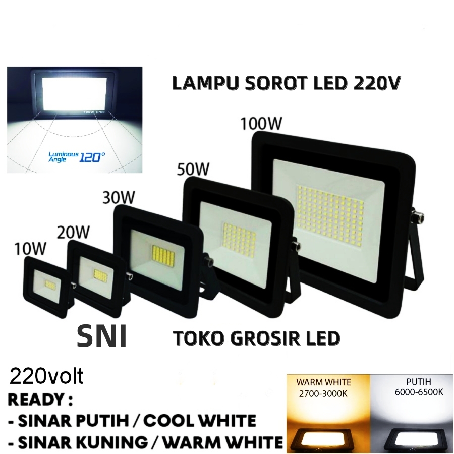 Harga Baru Turun: Lampu Sorot LED Murni