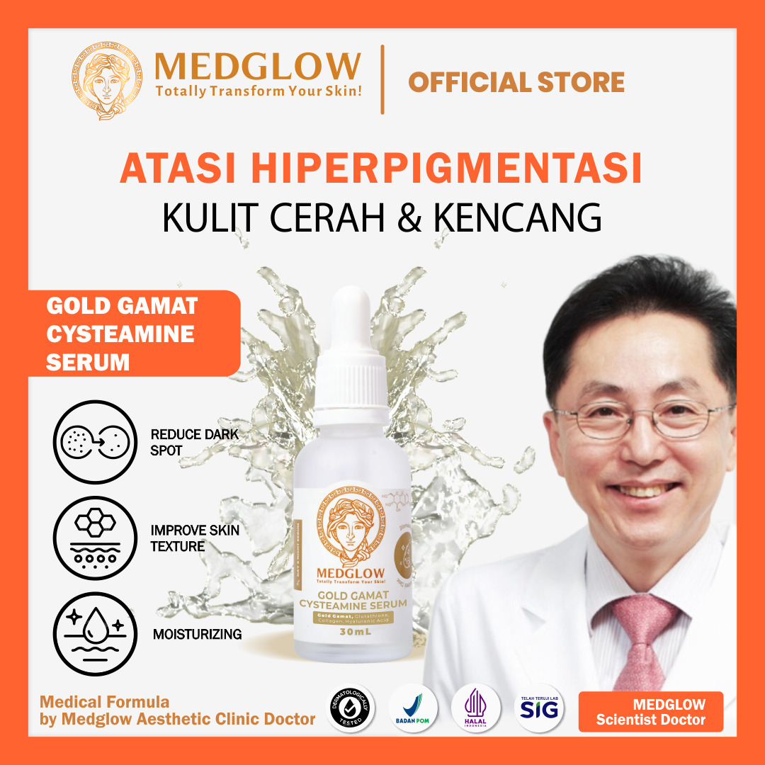Turun 35%: MEDGLOW CLINIC Gold Gamat