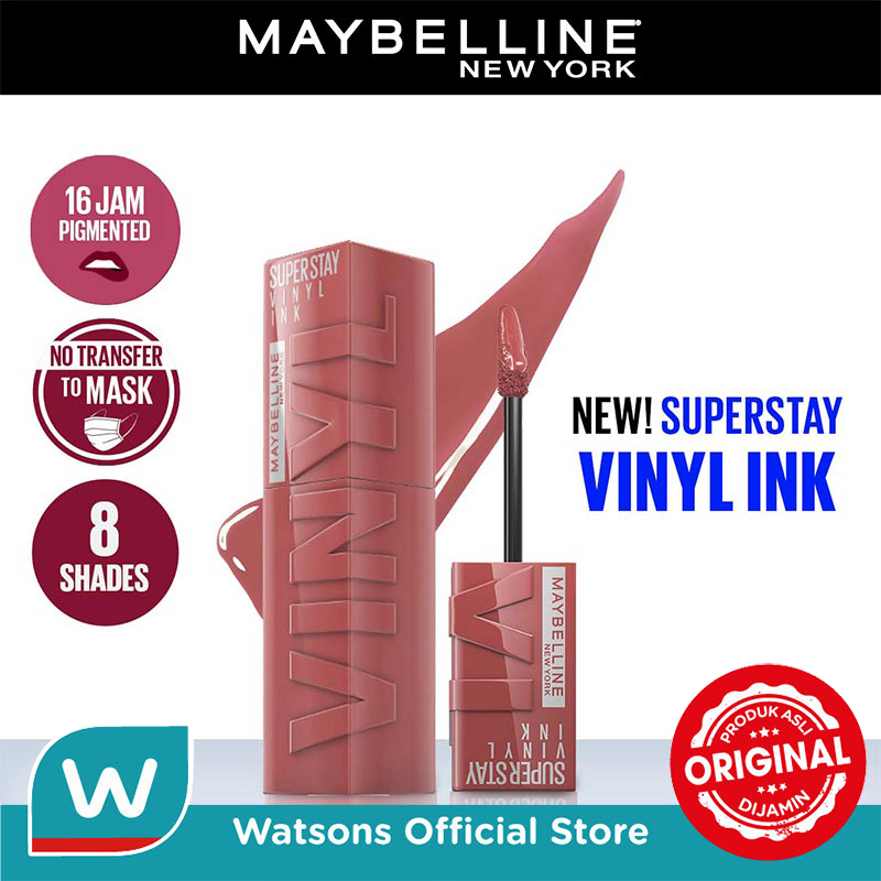 Turun 39%: Maybelline Superstay Vinyl