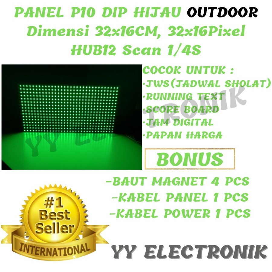 Turun 38%: Panel Module Modul LED P10