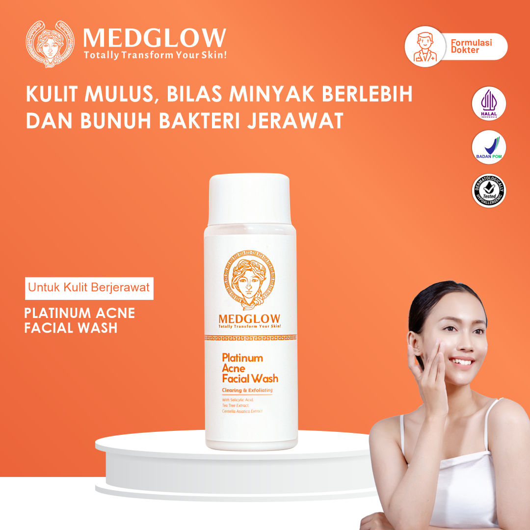 Turun 35%: MEDGLOW CLINIC Platinum Acne