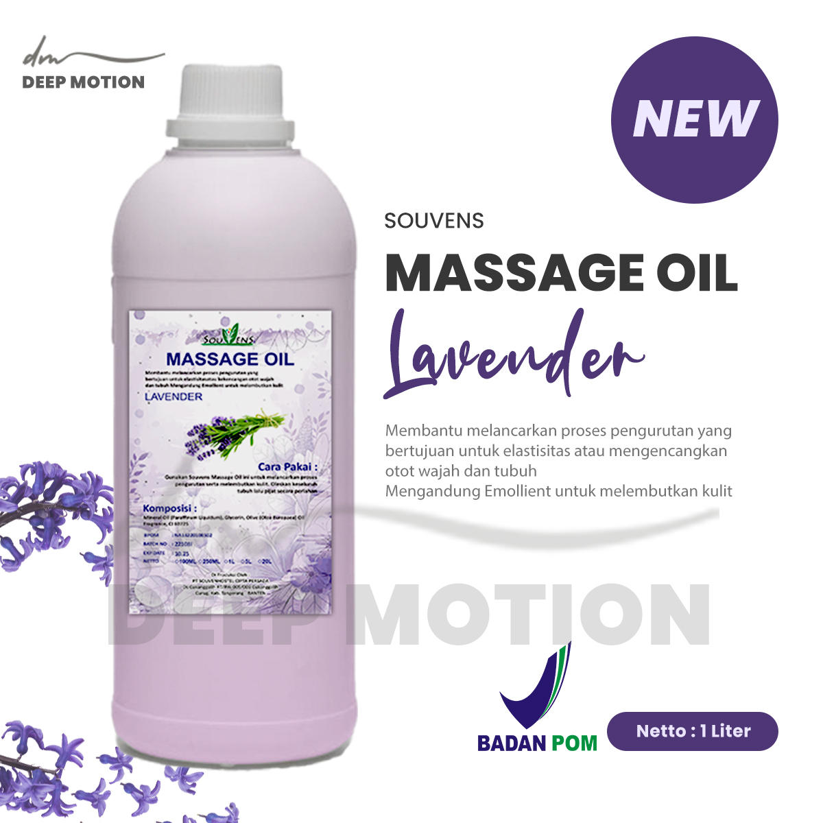 Turun 37%: Massage Oil 1 Liter Minyak