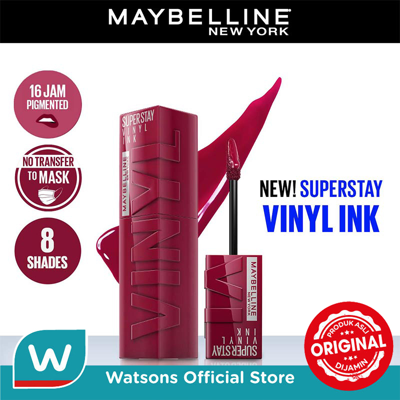 Turun 39%: Maybelline Superstay Vinyl