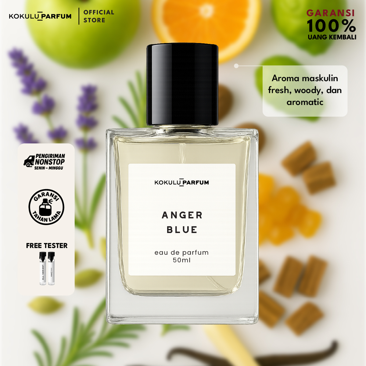 Turun 29%: Kokulu Perfume Anger Blue -