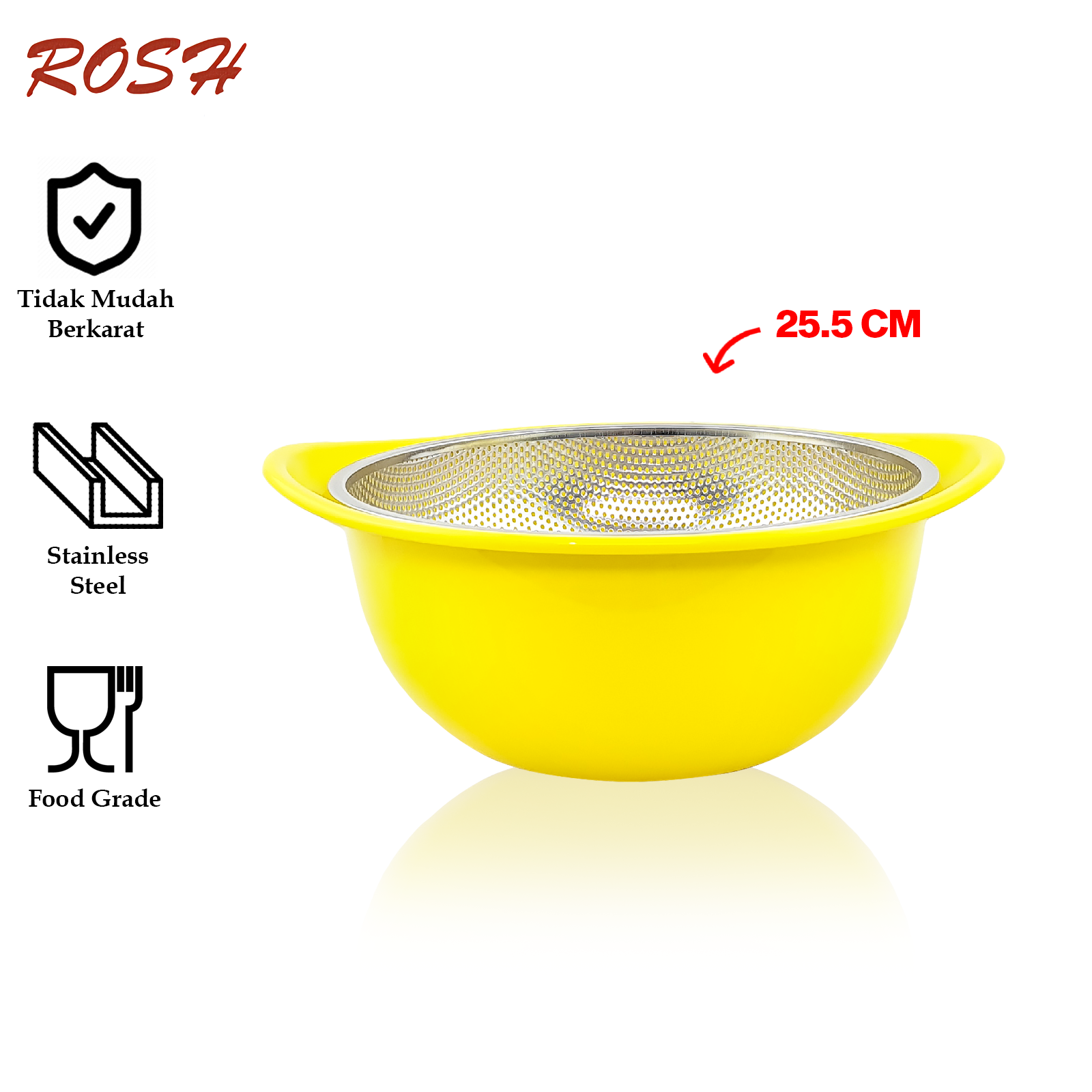 Turun 50%: ROSH Wadah / Saringan Buah