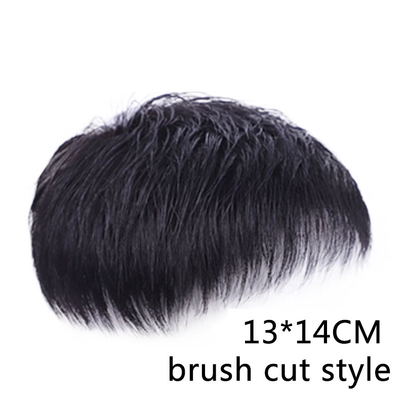 Turun 44%: Wig pria rambut pendek mode
