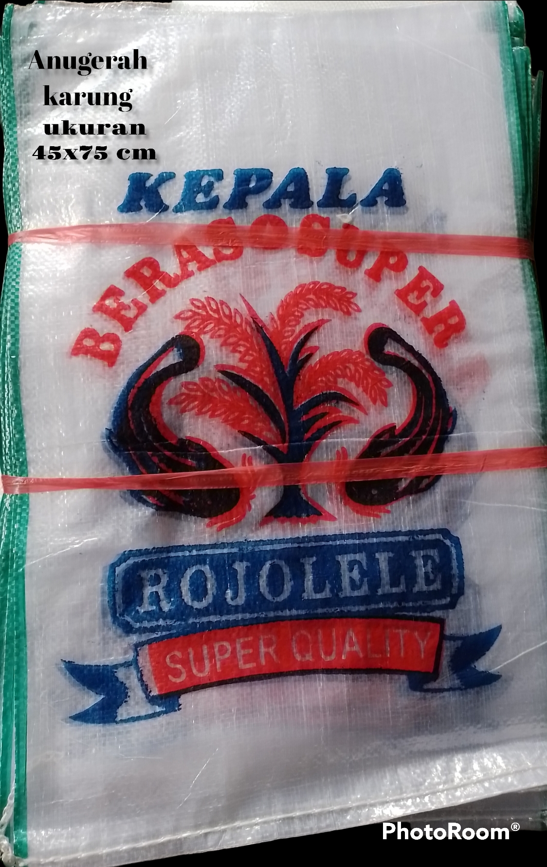 Turun 28%: karung beras sablon 25 kg