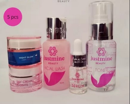 Turun 21%: JUSTMINE glow BEAUTY SKINCARE