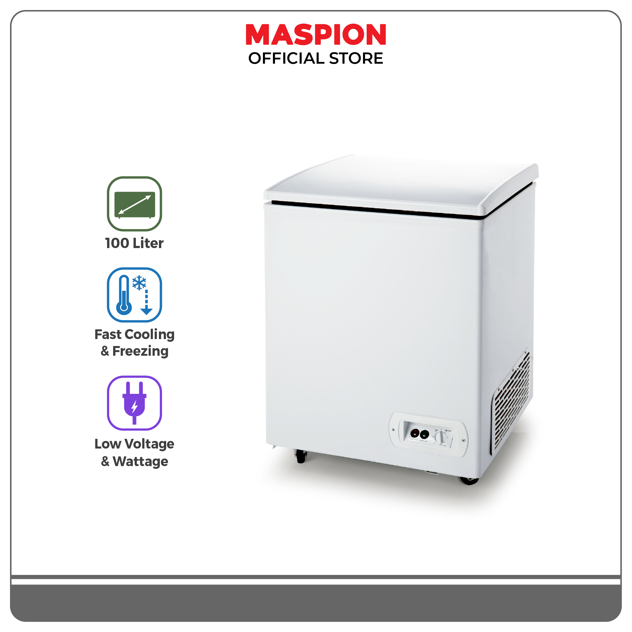 Turun 29%: Maspion Freezer 100 Liter