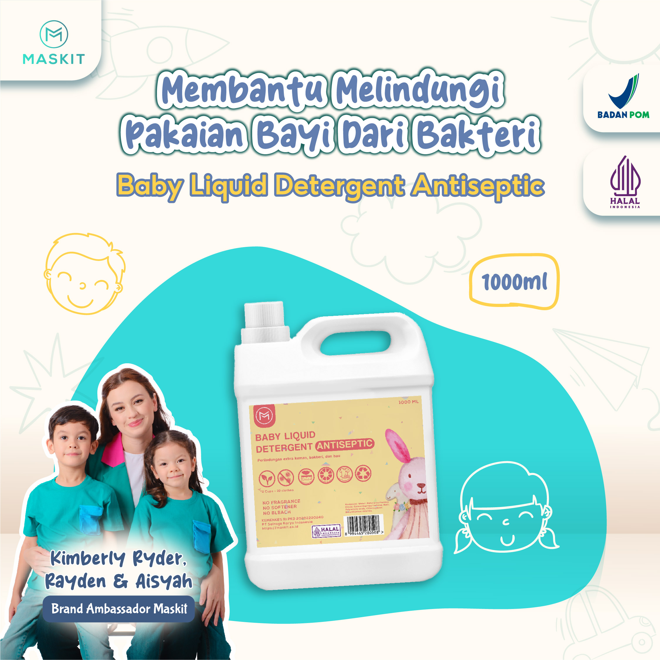 Turun 28%: Deterjen Bayi Antiseptic Baby