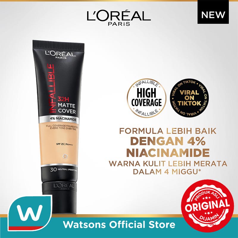 Turun 40%: LOreal Paris Infallible 32H