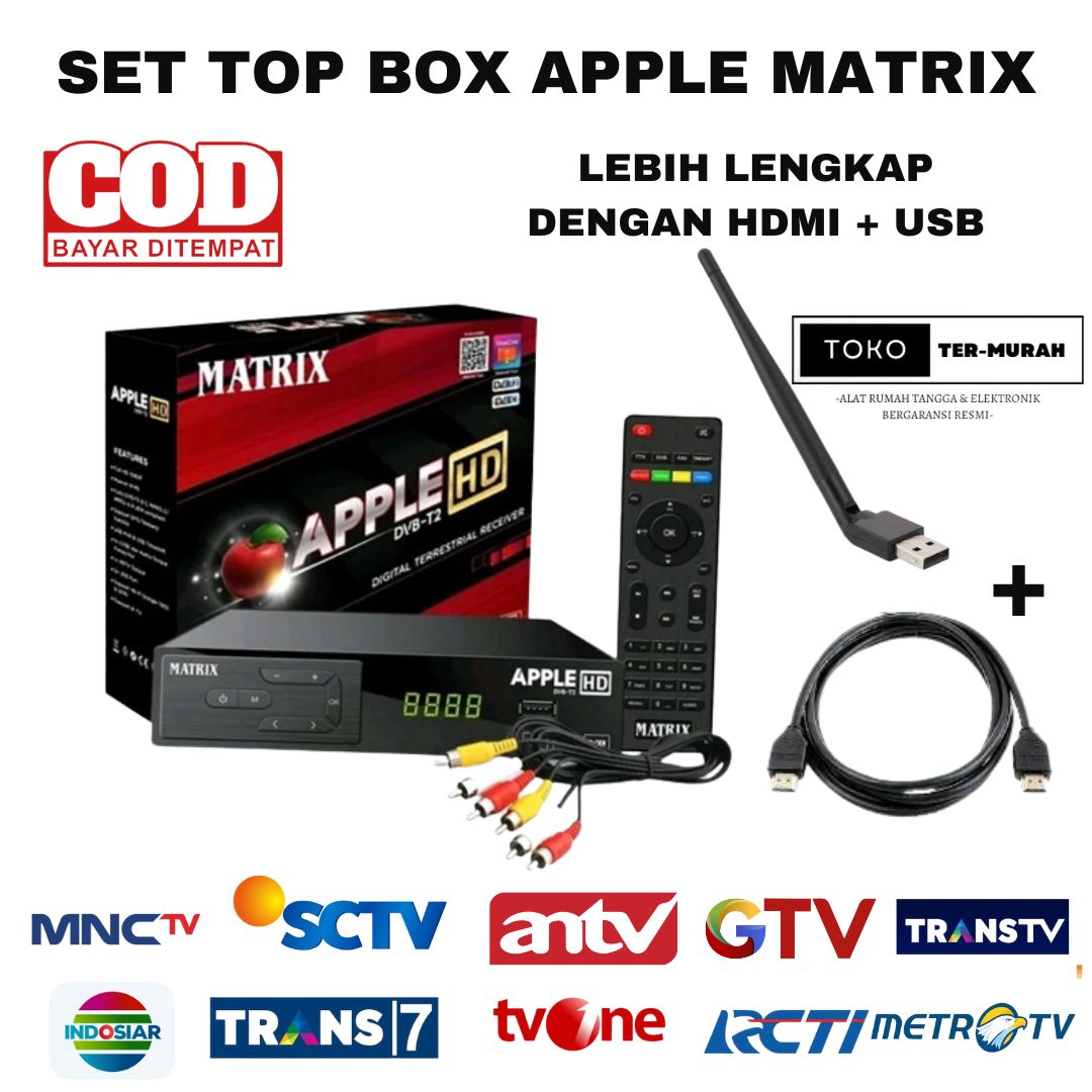 Turun 32%: SET TOP BOX TV DIGITAL