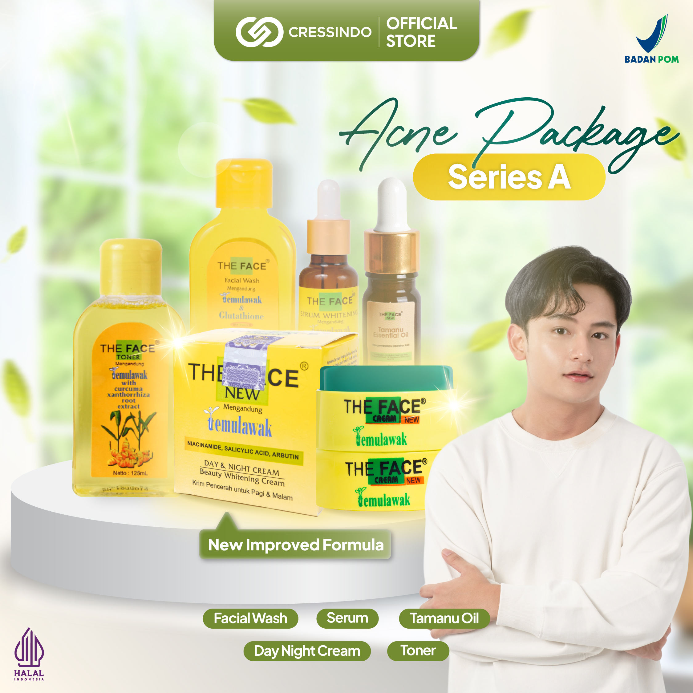 Turun 24%: THE FACE Temulawak Acne