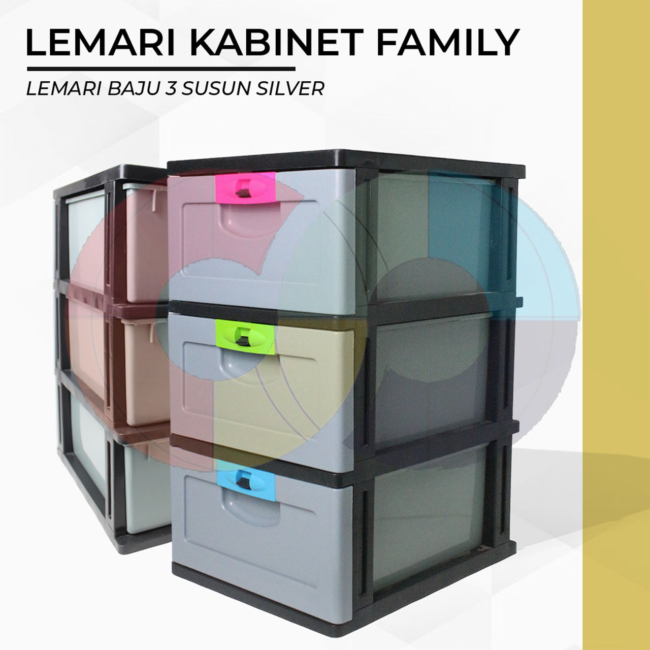 Turun 33%: Lemari Kabinet Family Susun 3