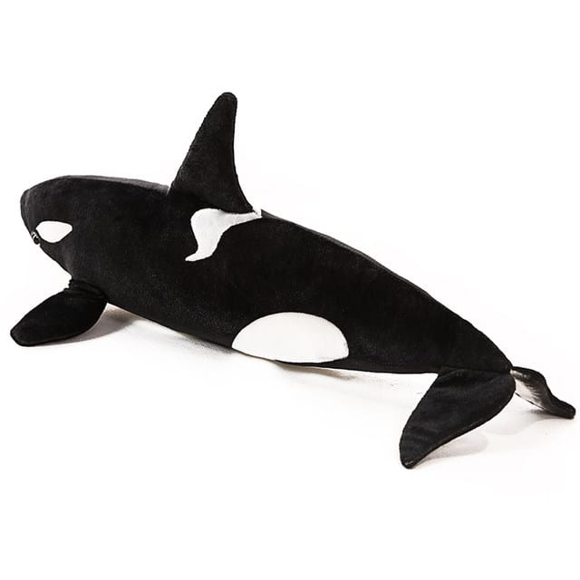 Turun 31%: boneka ikan paus orca hitam