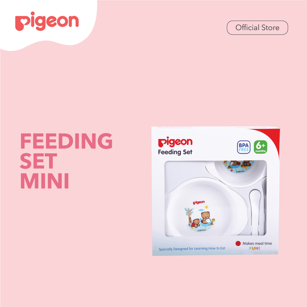Turun 31%: PIGEON Feeding Set Mini Alat