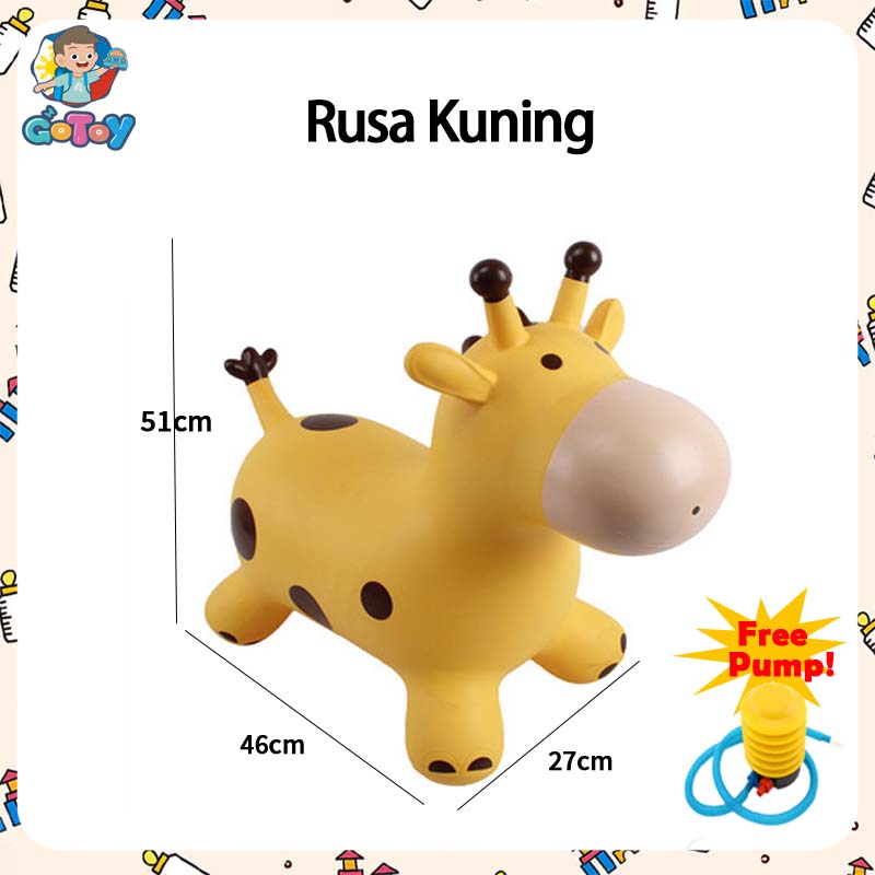 Turun 26%: RUSA Mainan Kuda Kudaan Karet
