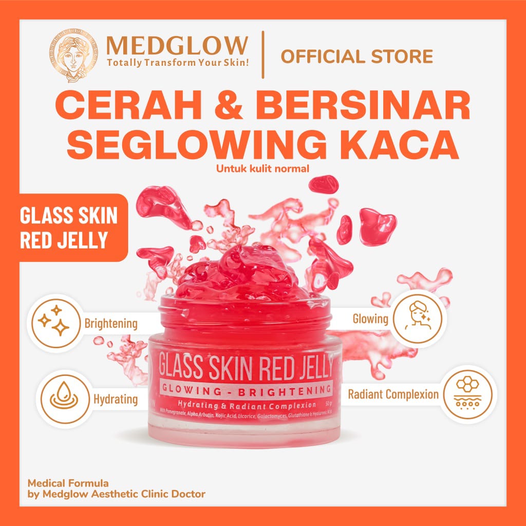 Turun 42%: MEDGLOW CLINIC Glass Skin Red