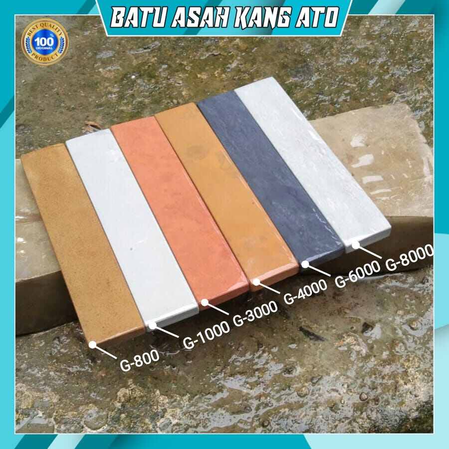 Turun 38%: batu asah pisau sadap 1set