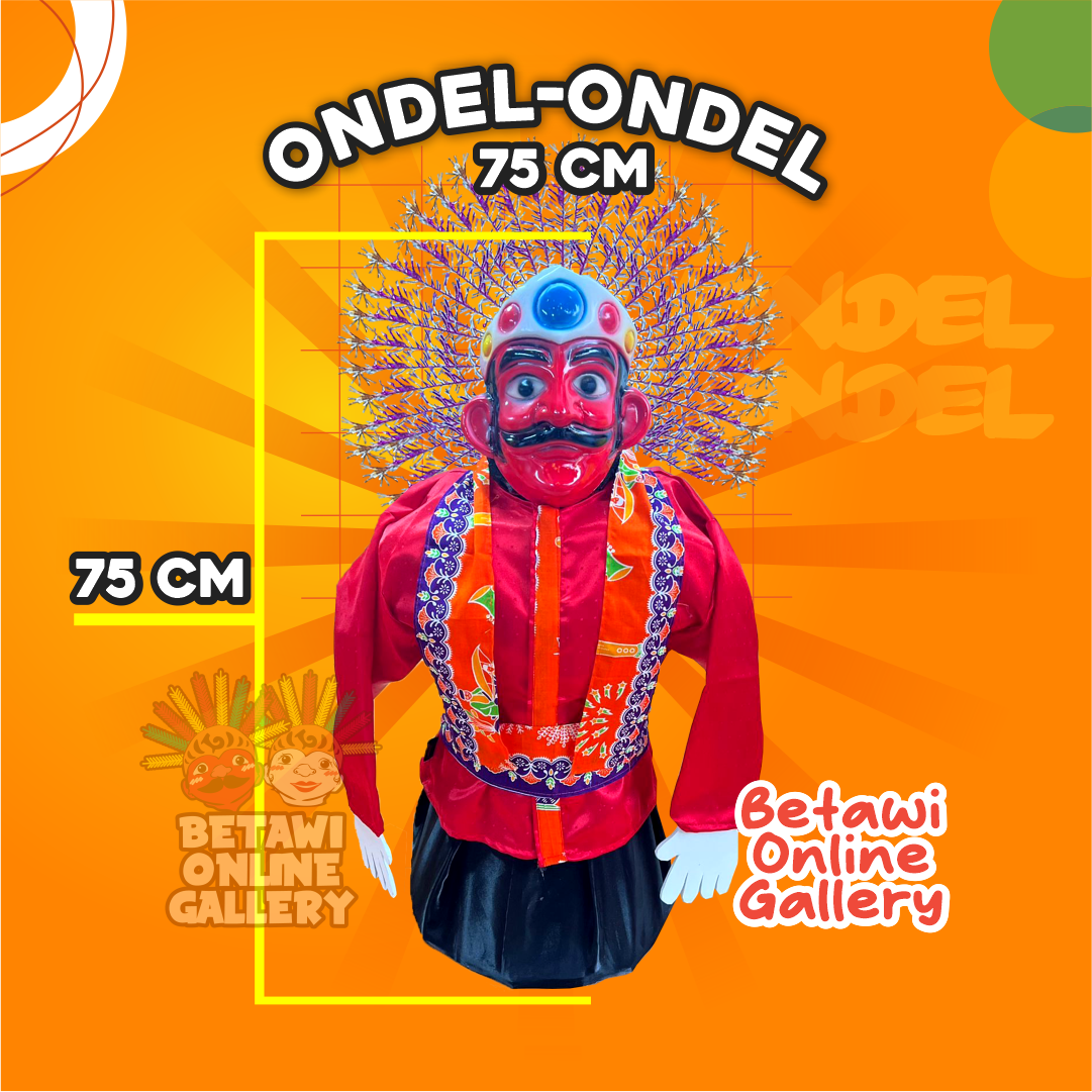 Turun 21%: Ondel Ondel 75 Cm