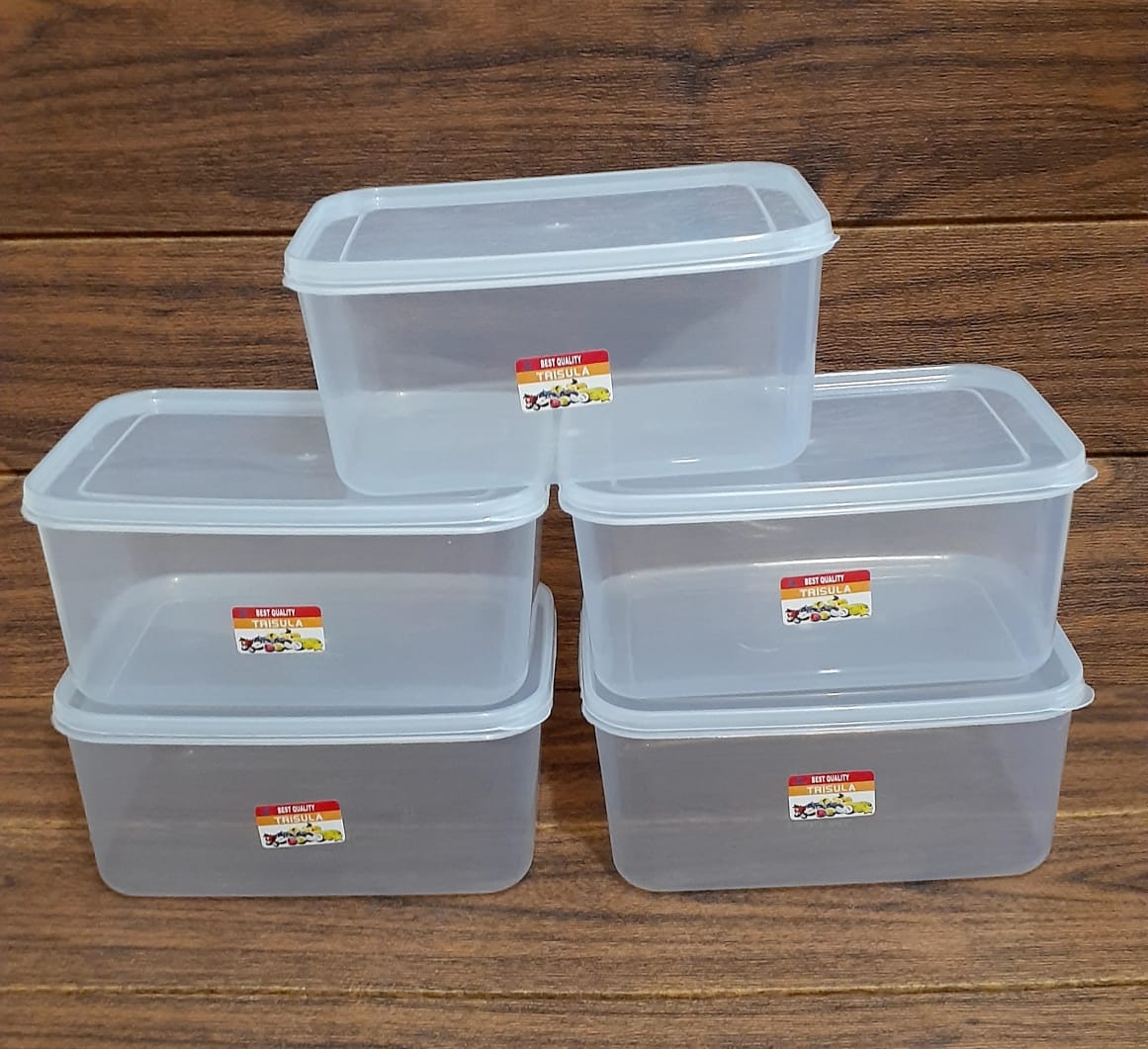 Turun 37%: Bok kotak bening /Toples