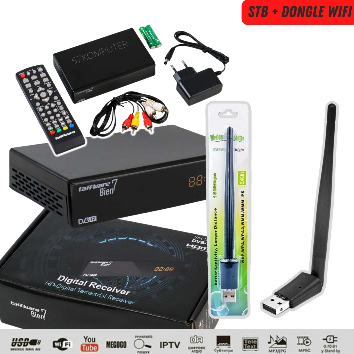 Turun 33%: Digital TV Tuner Set Top