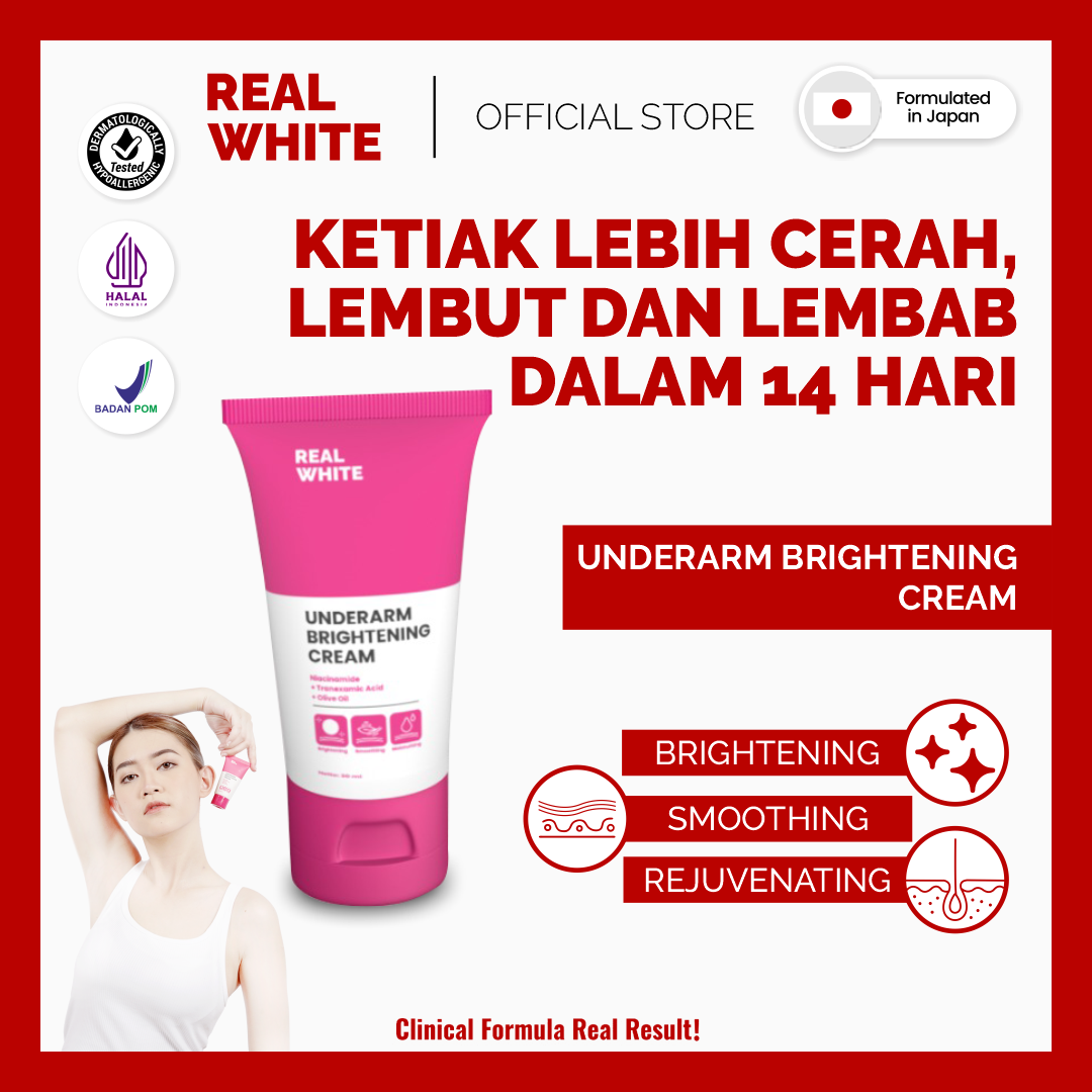 Turun 39%: REAL WHITE Underarm