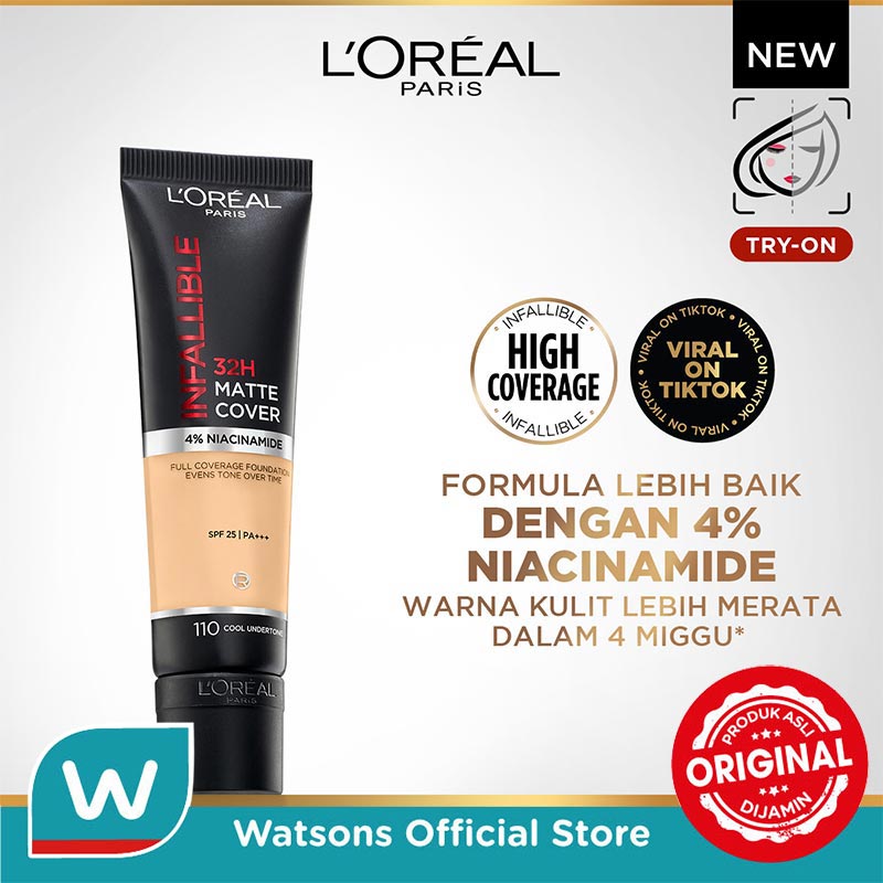 Turun 40%: LOreal Paris Infallible 32H
