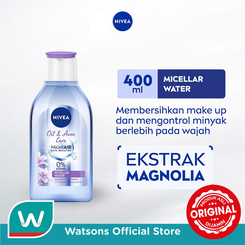 Turun 41%: Nivea MicellAIR Oil & Acne