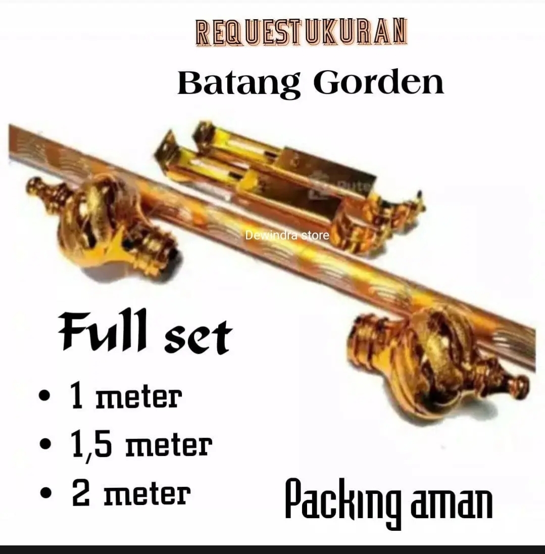 Turun 29%: Set Roda Gorden Elegan Besi