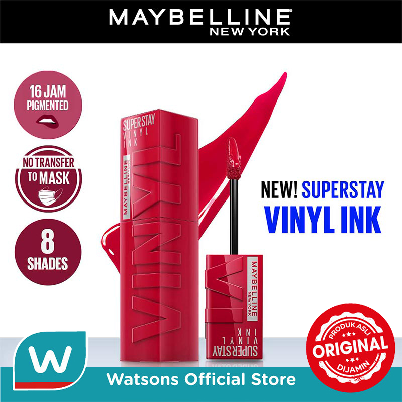 Turun 39%: Maybelline Superstay Vinyl
