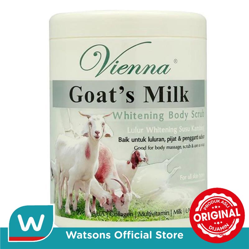 Turun 28%: VIENNA Pot Lulur Goats Milk