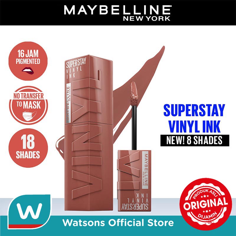 Turun 39%: Maybelline Superstay Vinyl