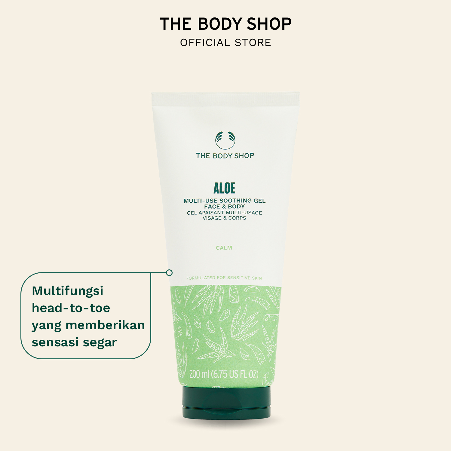 Turun 30%: The Body Shop Aloe Multi-Use