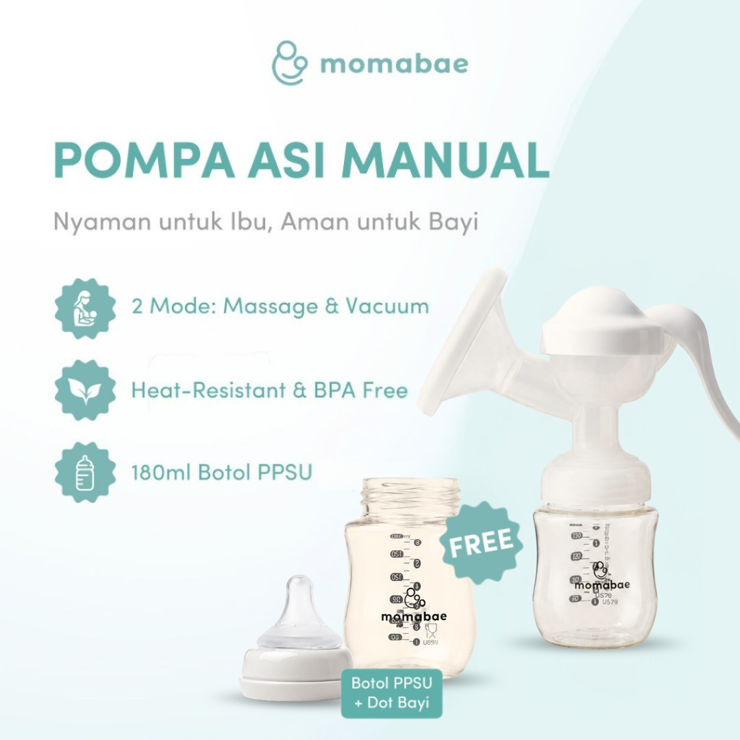 Turun 21%: MOMABAE - MANUAL BREAST PUMP