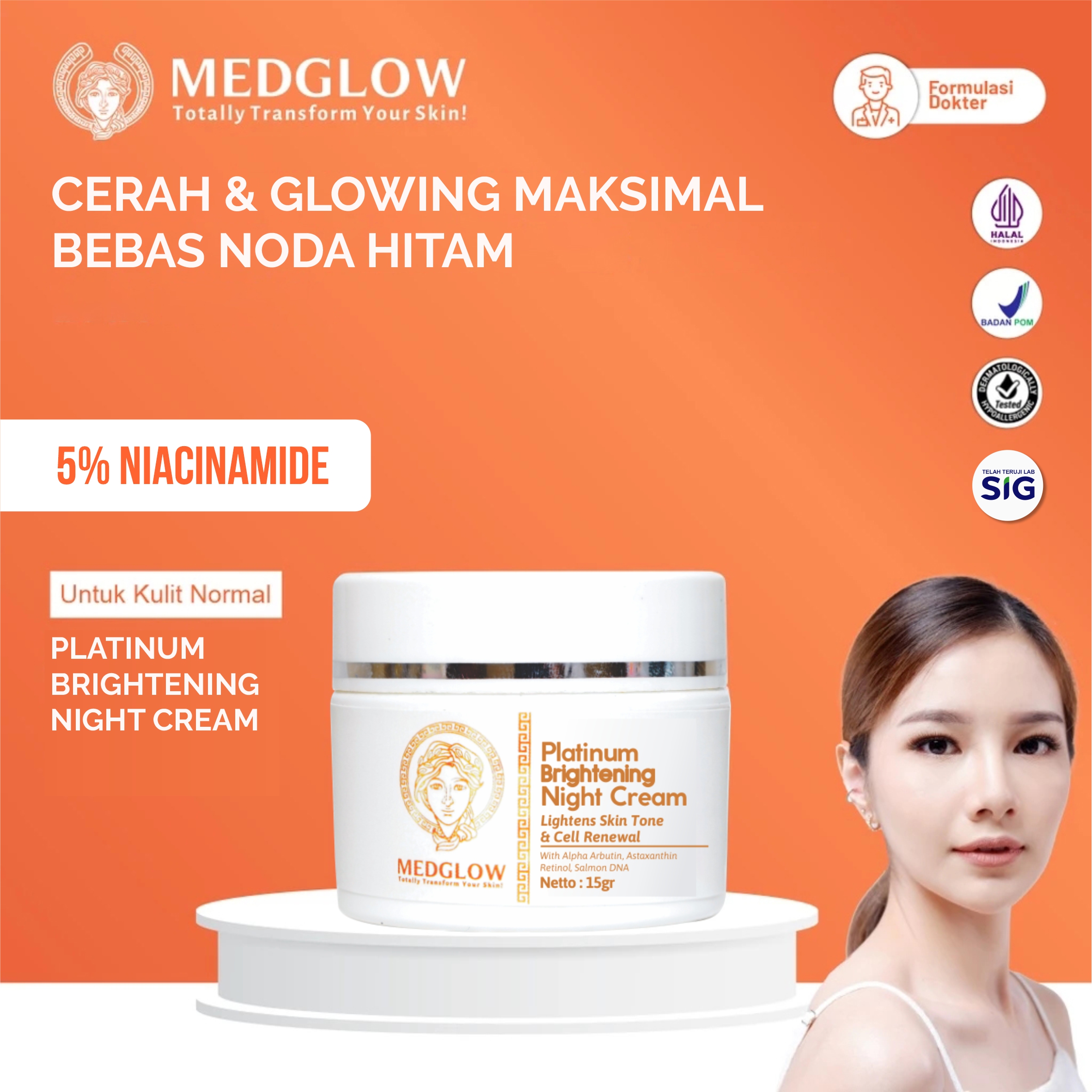 Turun 40%: MEDGLOW CLINIC Platinum