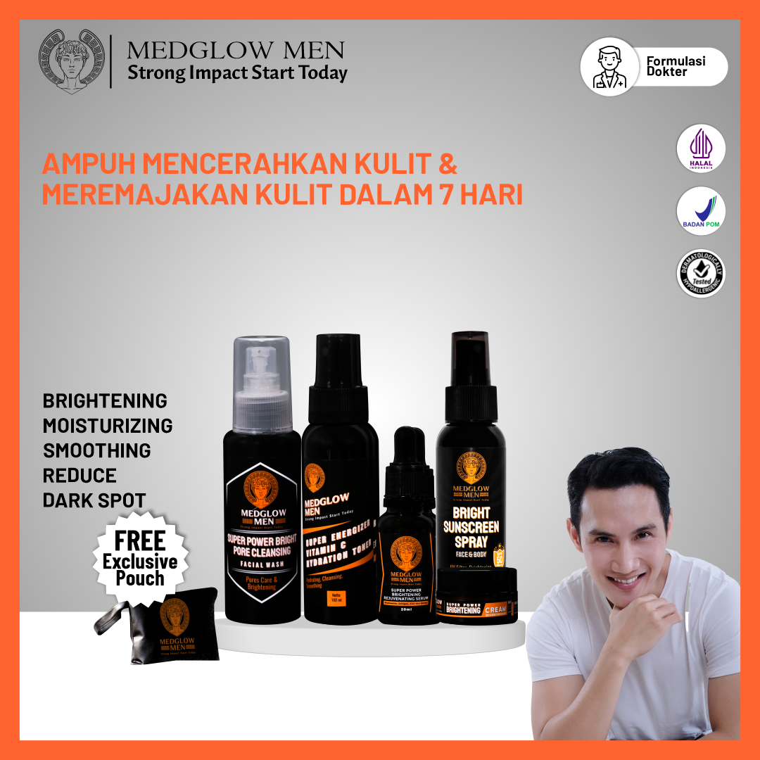 Turun 35%: MEDGLOW MEN Paket EXCLUSIVE