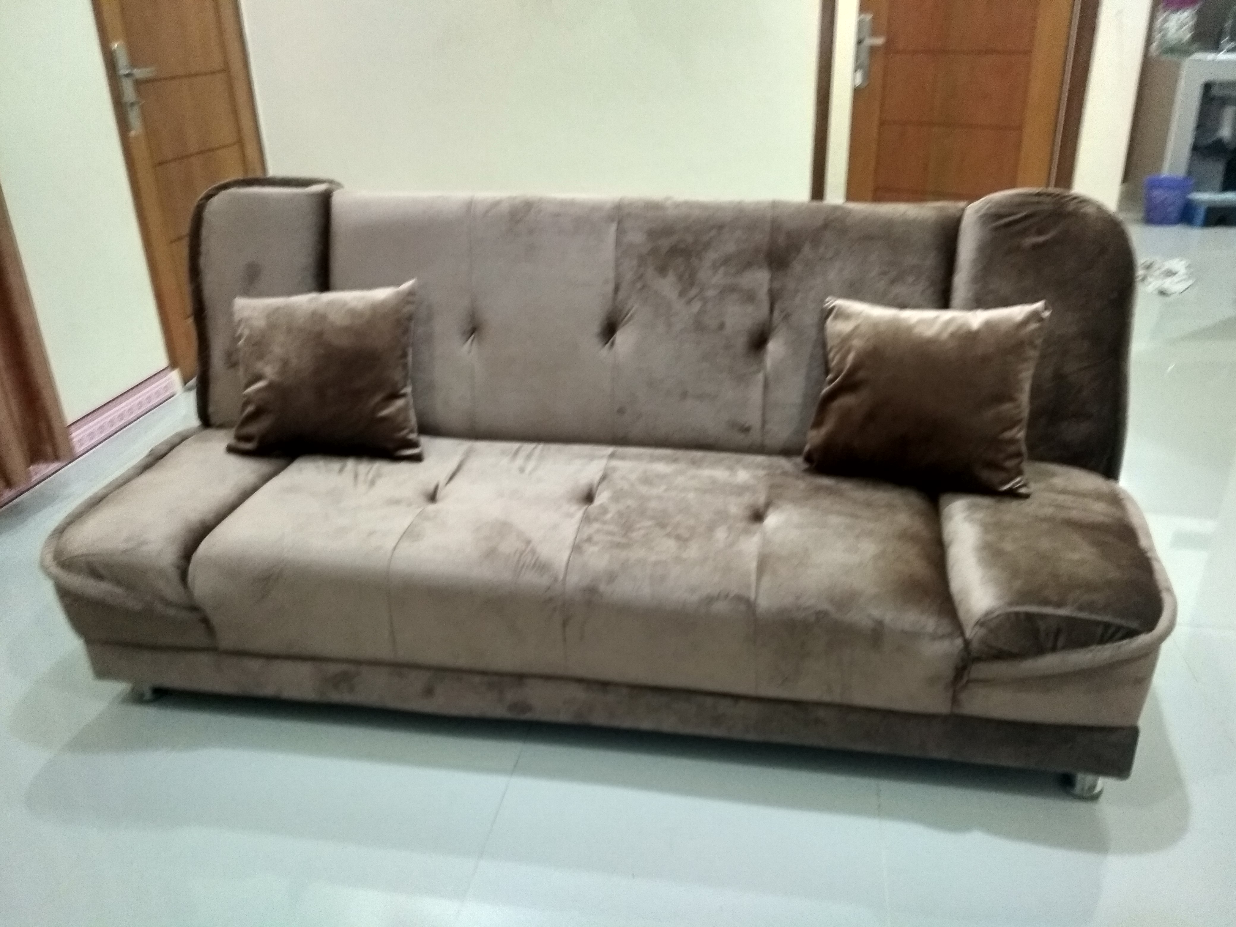 Turun 26%: sofa bed gratis 1buah puff