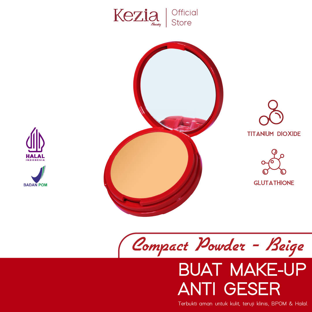 Turun 22%: KEZIA Beauty Compact Powder