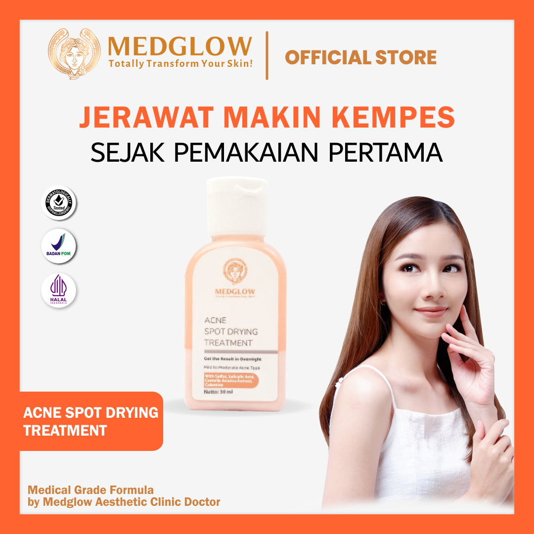 Turun 35%: MEDGLOW CLINIC Totol Jerawat