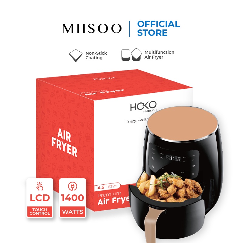 Turun 40%: Hoko By MIISOO Air Fryer