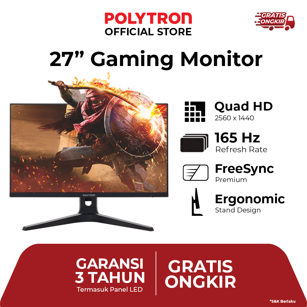 Turun 33%: Polytron Gaming Monitor 27