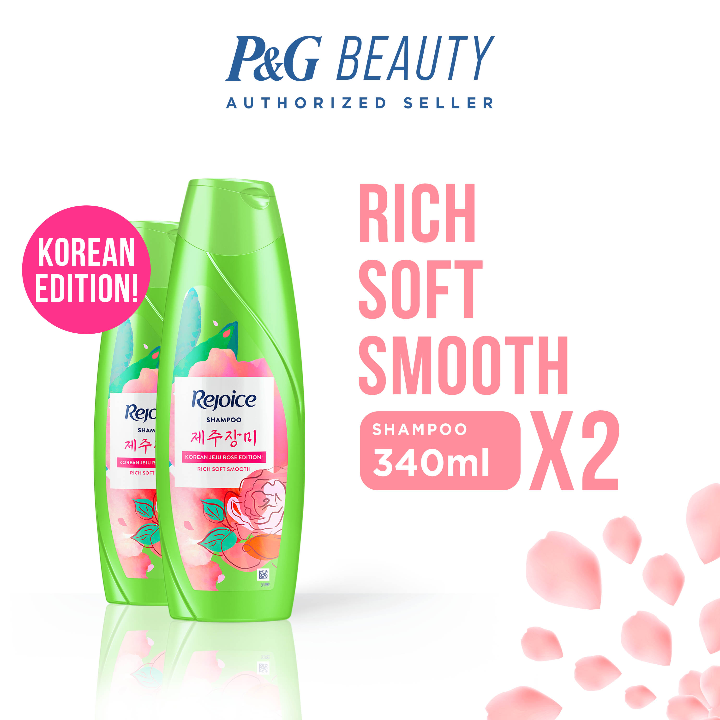 Turun 28%: Rejoice Jeju Rose Shampoo