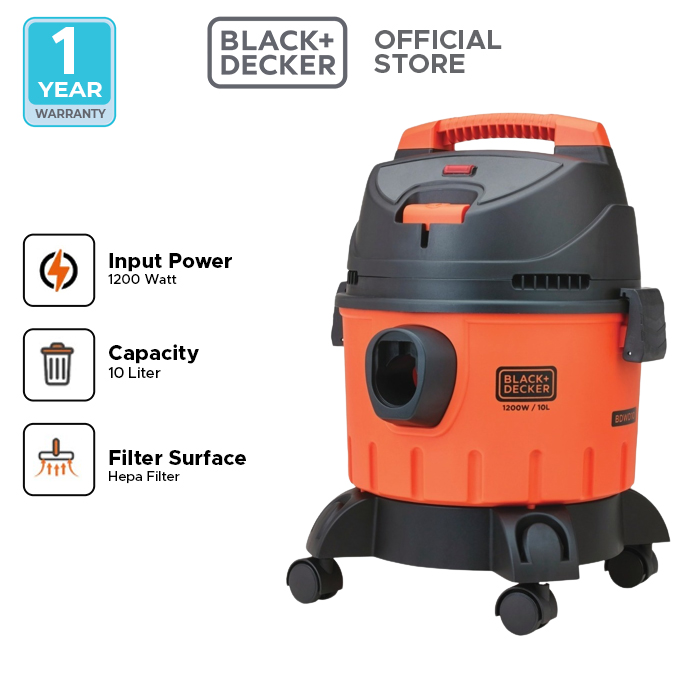 Turun 35%: Black+Decker Wet Dry Vacuum