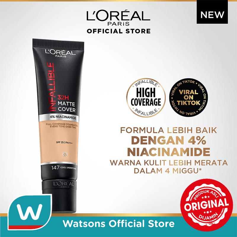 Turun 40%: LOreal Paris Infallible 32H